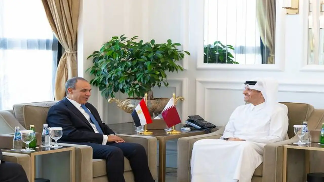 مباحثات بين وزيرا خارجية مصر وقطر لتعزيز العلاقات في الدوحة